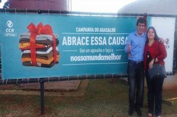 Prefeitura de Sarapuí recebe doações de agasalhos do Instituto CCR SPvias