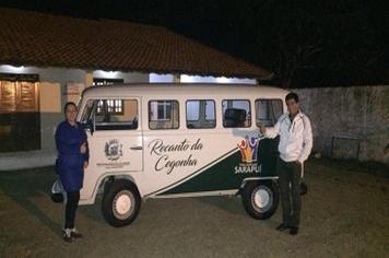Prefeito entrega um veículo para concessão de uso a Casa Transitória – “Recanto da Cegonha”.