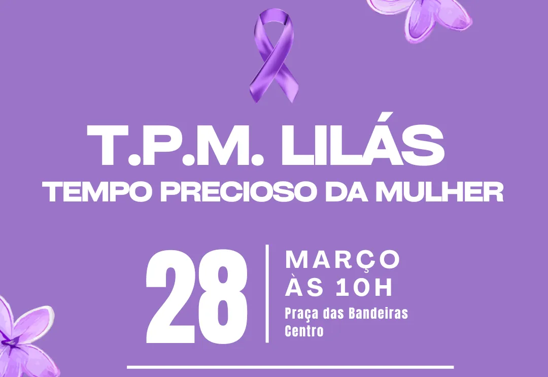 T.P.M. Lilás - Tempo precioso da mulher