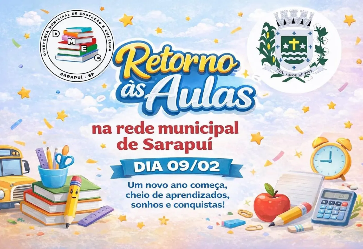 Aulas na rede municipal de ensino