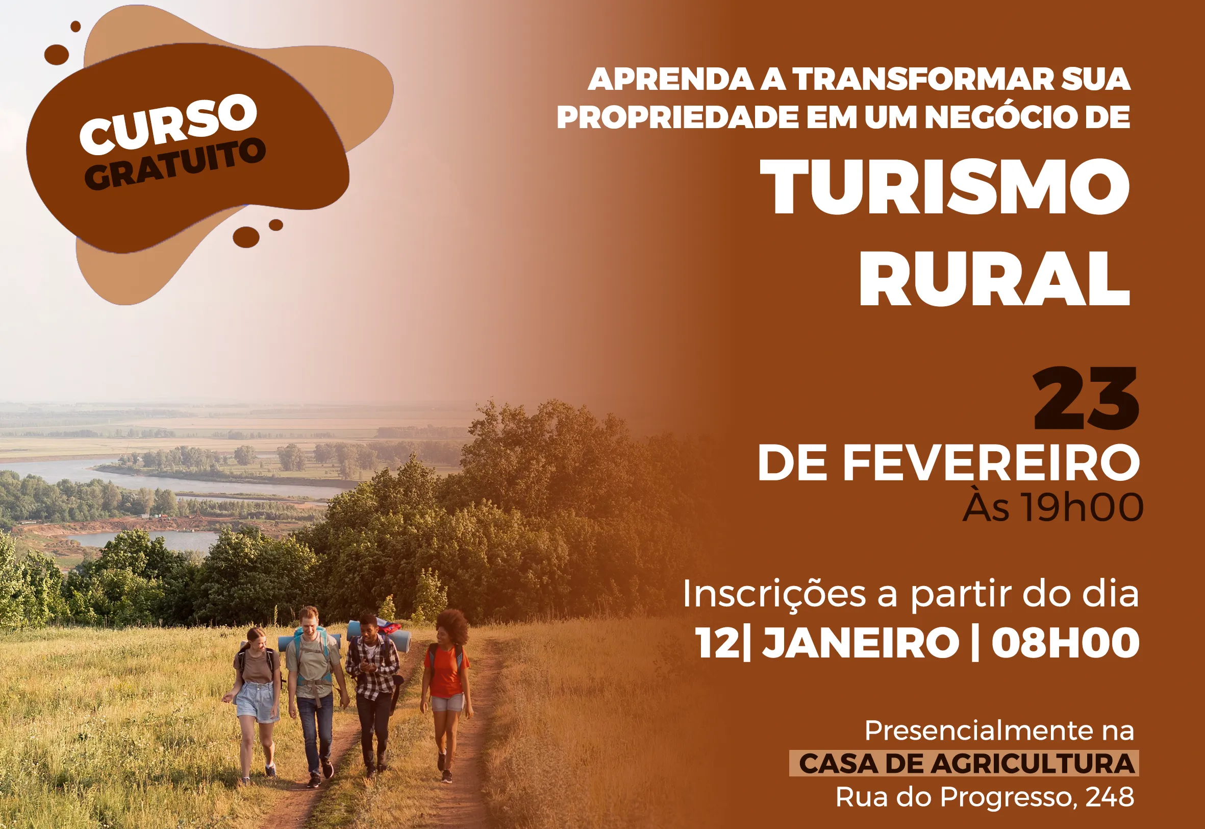 “Aprenda a transformar sua propriedade em um negócio de Turismo Rural”